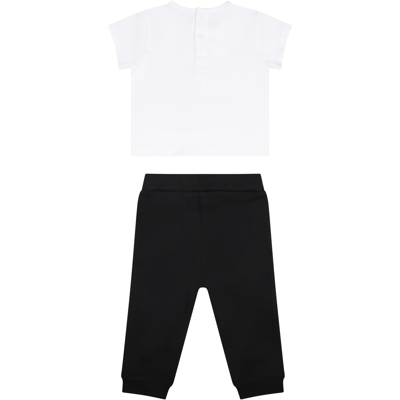 Shop Karl Lagerfeld Multicolor Set For Baby Girl With Logo