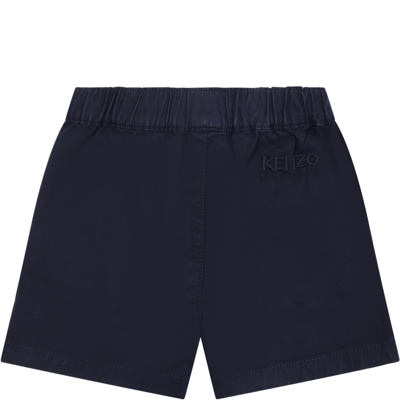 Shop Kenzo Blue Casual Shorts For Baby Boy