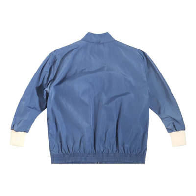 Shop Gucci Interlocking G Zip-up Jacket In Blu