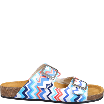 Shop Missoni Multicolor Sandals For Kids