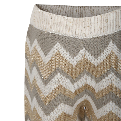 Shop Missoni Casual Beige Shorts For Girl