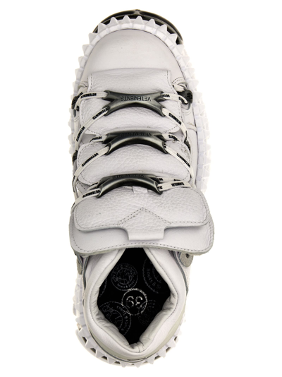 Shop Vetements X New Rock Platform Sneakers In White