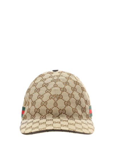 Shop Gucci Baseball Hat In Be Ebo/cocoa/vrv