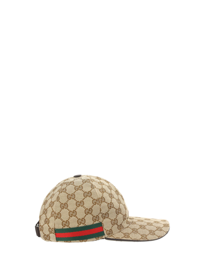 Shop Gucci Baseball Hat In Be Ebo/cocoa/vrv
