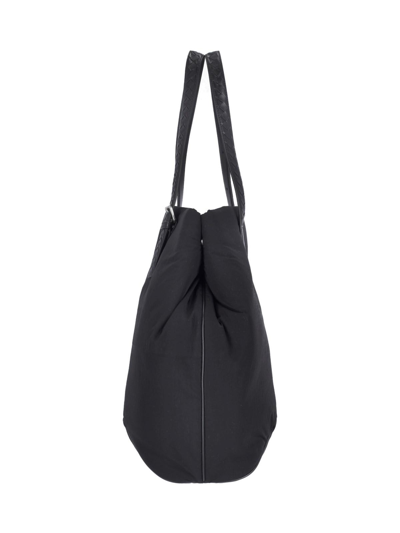 Shop Bottega Veneta Nylon Tote Bag In Black