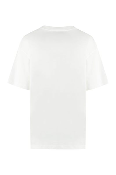 Shop Apc Amo Cotton Crew-neck T-shirt In White