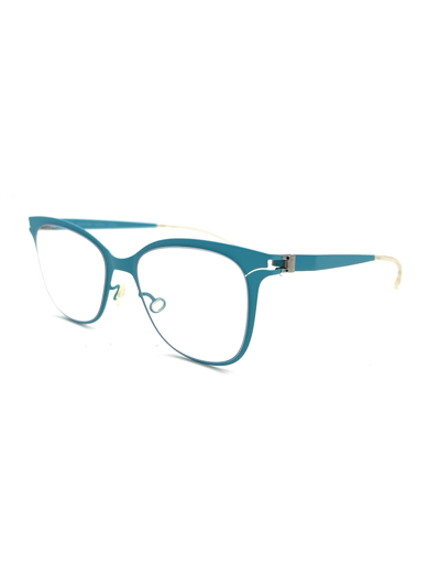 Shop Mykita Gazelle Eyewear In _turquoise