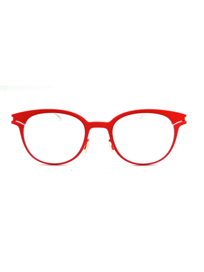 Shop Mykita Flip Eyewear In _fluo Red