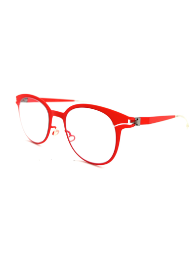 Shop Mykita Flip Eyewear In _fluo Red