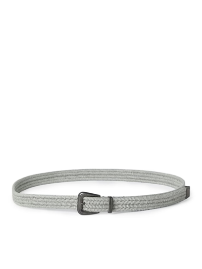 Shop Brunello Cucinelli Belt In Cgrch Light Grey