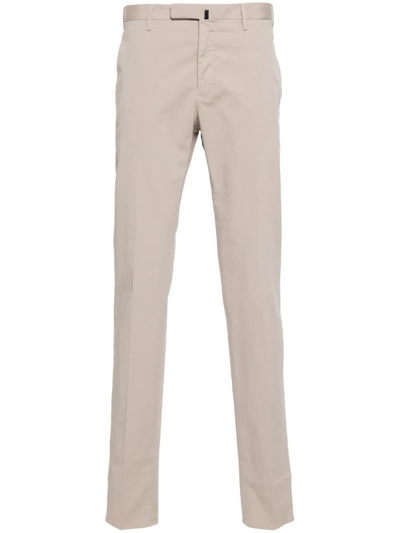 Shop Incotex Model 30 Slim Fit Trousers In Light Beige