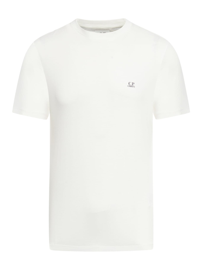 Shop C.p. Company 30/1 Jersey Goggle T-shirt In Gauze White