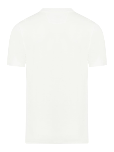 Shop C.p. Company 30/1 Jersey Logo T-shirt In Gauze White
