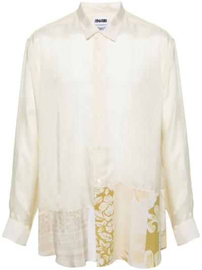 Shop Magliano New Romanticone Shirt In Dirty White