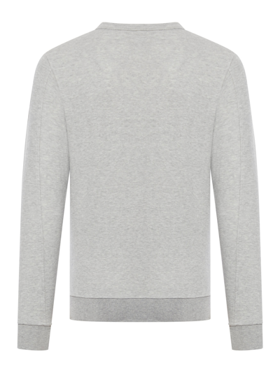 Shop C.p. Company Light Fleece Sweatshirt In Grey Melange