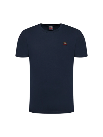 Shop Paul&amp;shark T-shirt Cotton In Blue