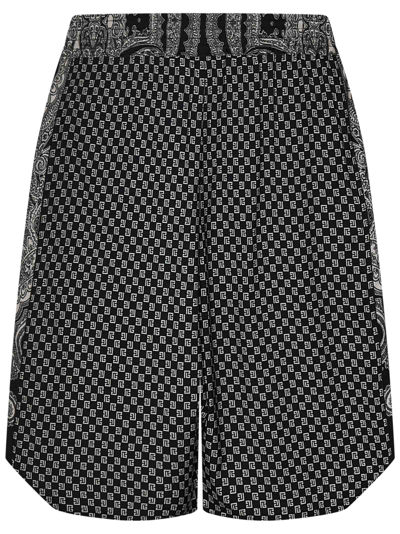 Shop Balmain Shorts In Black