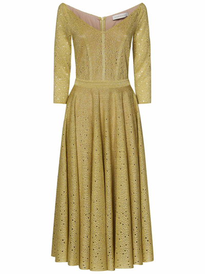 Shop Antonino Valenti Dress In Yellow