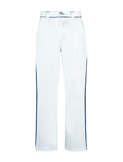 Shop Maison Margiela Pants 5 Pockets In Icy Slip