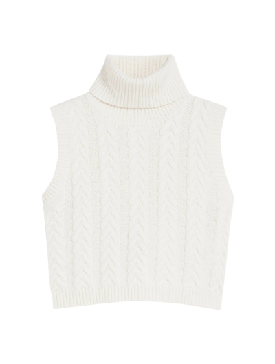 Shop Max Mara Oscuro Sweater In White Ivorie