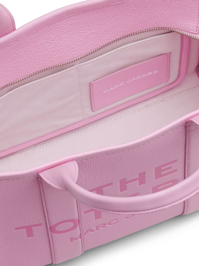 Shop Marc Jacobs The Medium Tote In Fluro Candy Pink