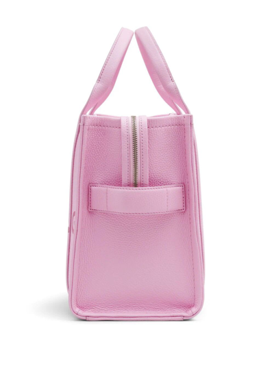 Shop Marc Jacobs The Medium Tote In Fluro Candy Pink