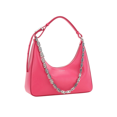 Shop Givenchy Moon Cutout Small Bag In Pink