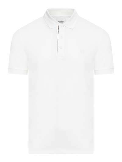 Shop Burberry Eddie Tb M Jerseywear In White