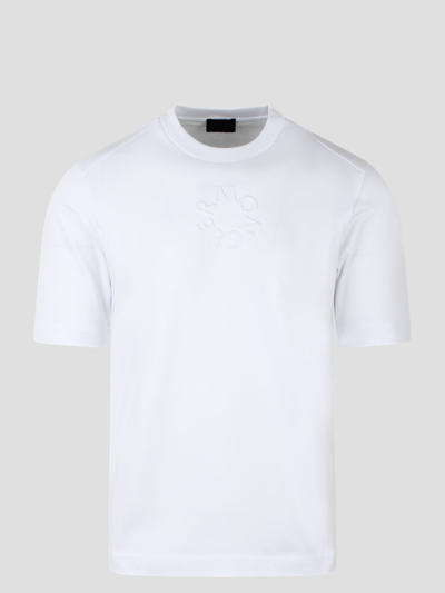 Shop Moncler Embossed Logo T-shirt