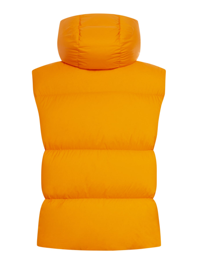 Shop Moncler Genius Apus Vest In Orange