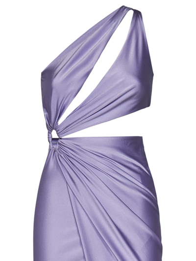 Shop Amen Long Dress In Purple