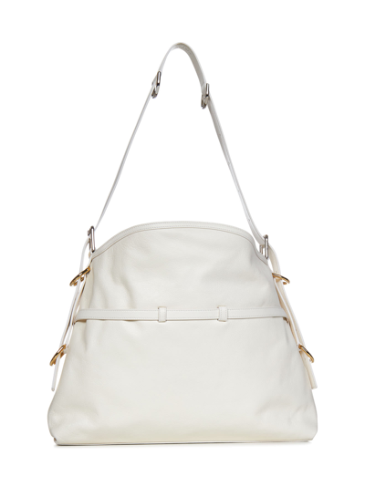 Shop Givenchy Voyou Shoulder Bag In White