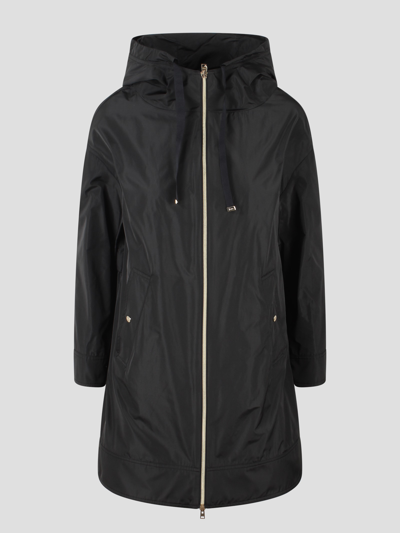 Shop Herno New Techno Taffeta` Parka Jacket In Black