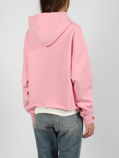 Shop Givenchy Archetype Hoodie In Pink & Purple
