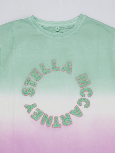 Shop Stella Mccartney T-shirt T-shirt In Verde-glicine