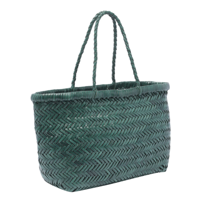 Shop Dragon Diffusion Bamboo Triple Jump Mini Bag In Green