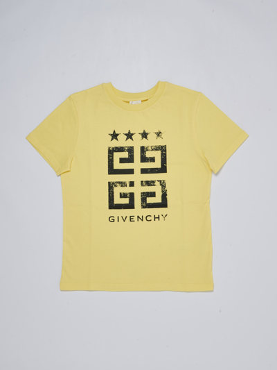 Shop Givenchy T-shirt T-shirt In Giallo