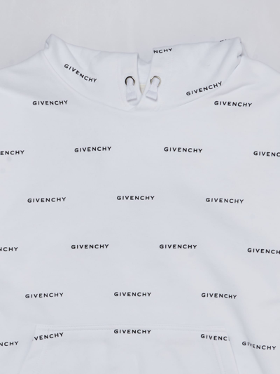 Shop Givenchy Hoodie Hoodie In Bianco-nero