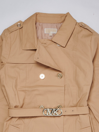 Shop Michael Kors Trench Jacket In Corda