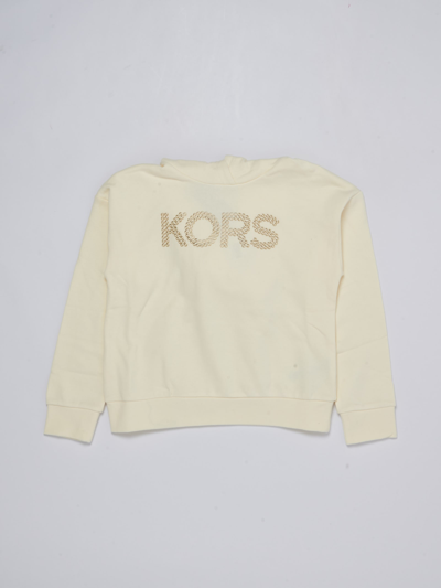 Shop Michael Kors Sweatshirt Sweatshirt In Crema