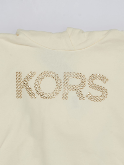 Shop Michael Kors Sweatshirt Sweatshirt In Crema