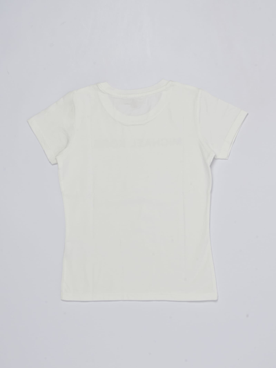 Shop Michael Kors T-shirt T-shirt In Bianco Sporco