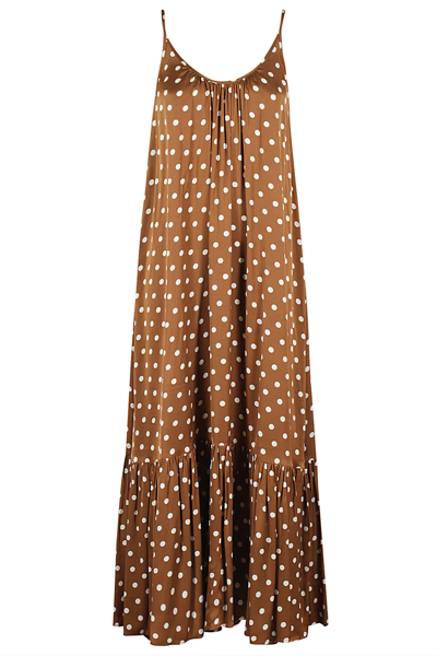 Shop Semicouture Jam In Pois Marrone