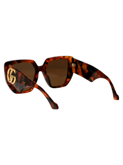 Shop Gucci Gg0956s Sunglasses In 007 Havana Havana Brown