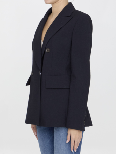 Shop Max Mara Albero Jacket In Blue