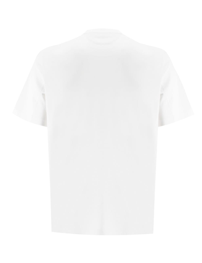 Shop Brunello Cucinelli T-shirt In Off White_grigio
