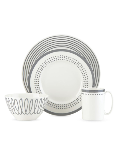 Shop Kate Spade Charlotte Street 4-piece Place Setting In White