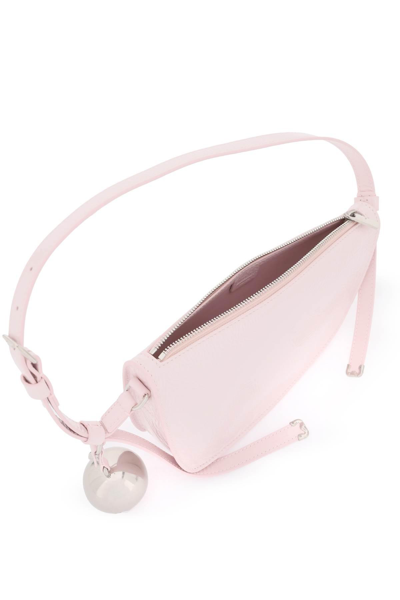 Shop Burberry Mini Shield Shoulder Bag In Pink