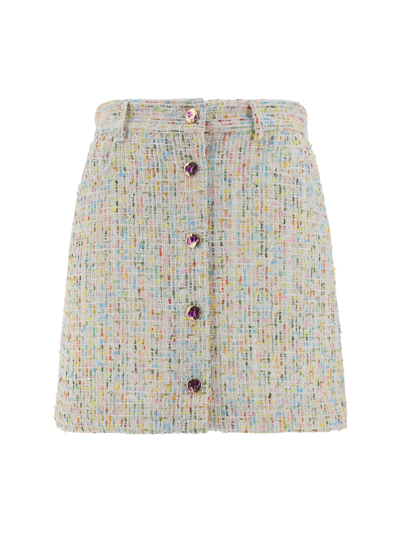 Shop Msgm Mini Skirt In 003