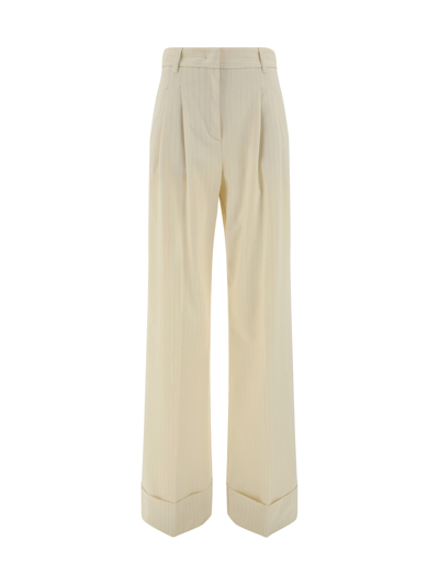 Shop The Andamane Nathalie Pants In Off White - Pink
